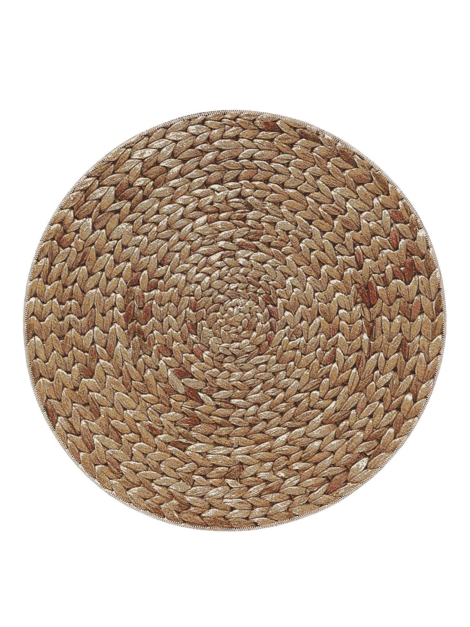 Tappeto di 76% Polipropilene, 24% Poliestere in Beige con pelo alto 1- 5 mm da benuta Nest