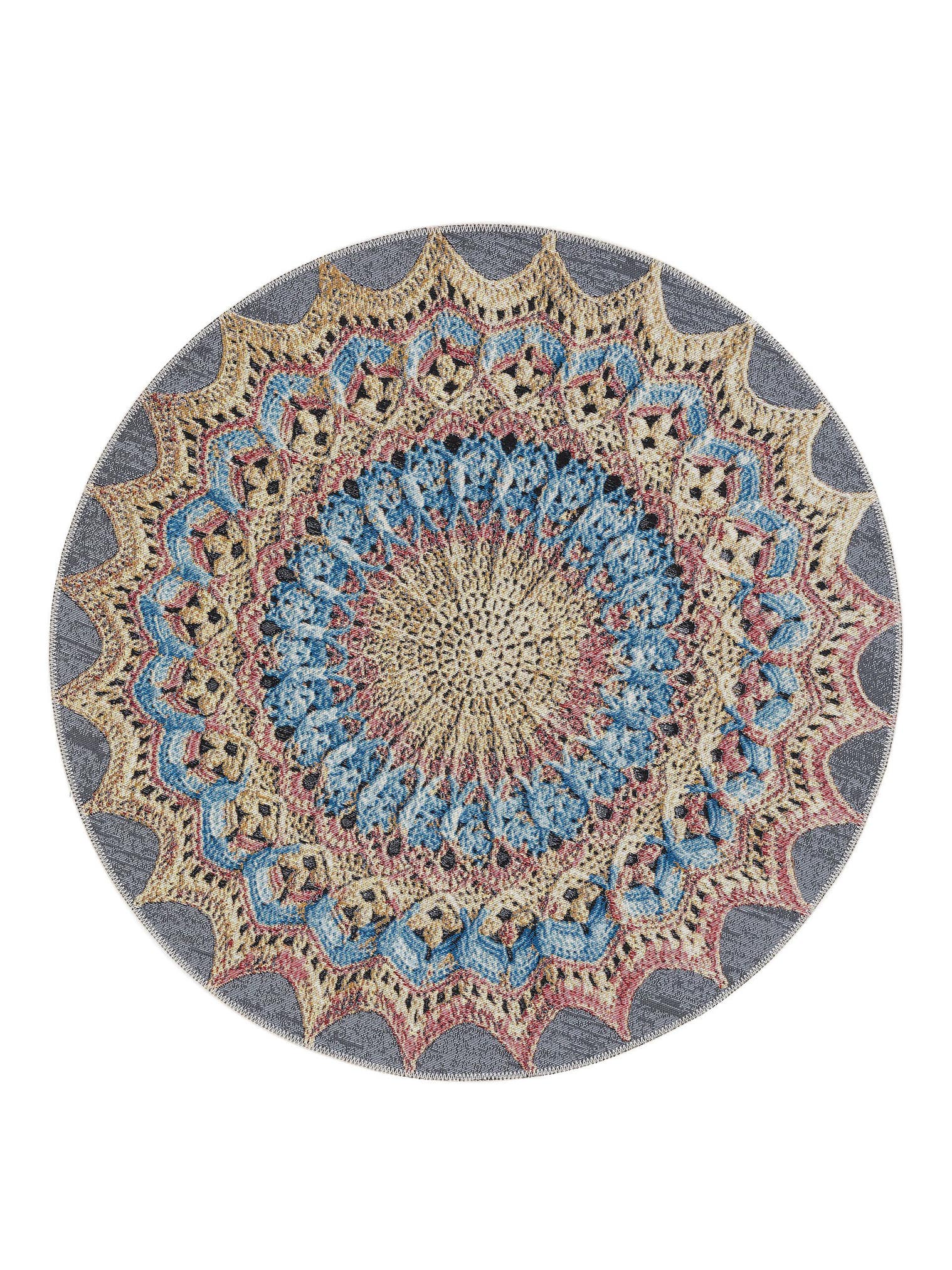 Tappeto di 76% Polipropilene, 24% Poliestere in Multicolor con pelo alto 1- 5 mm da benuta Nest