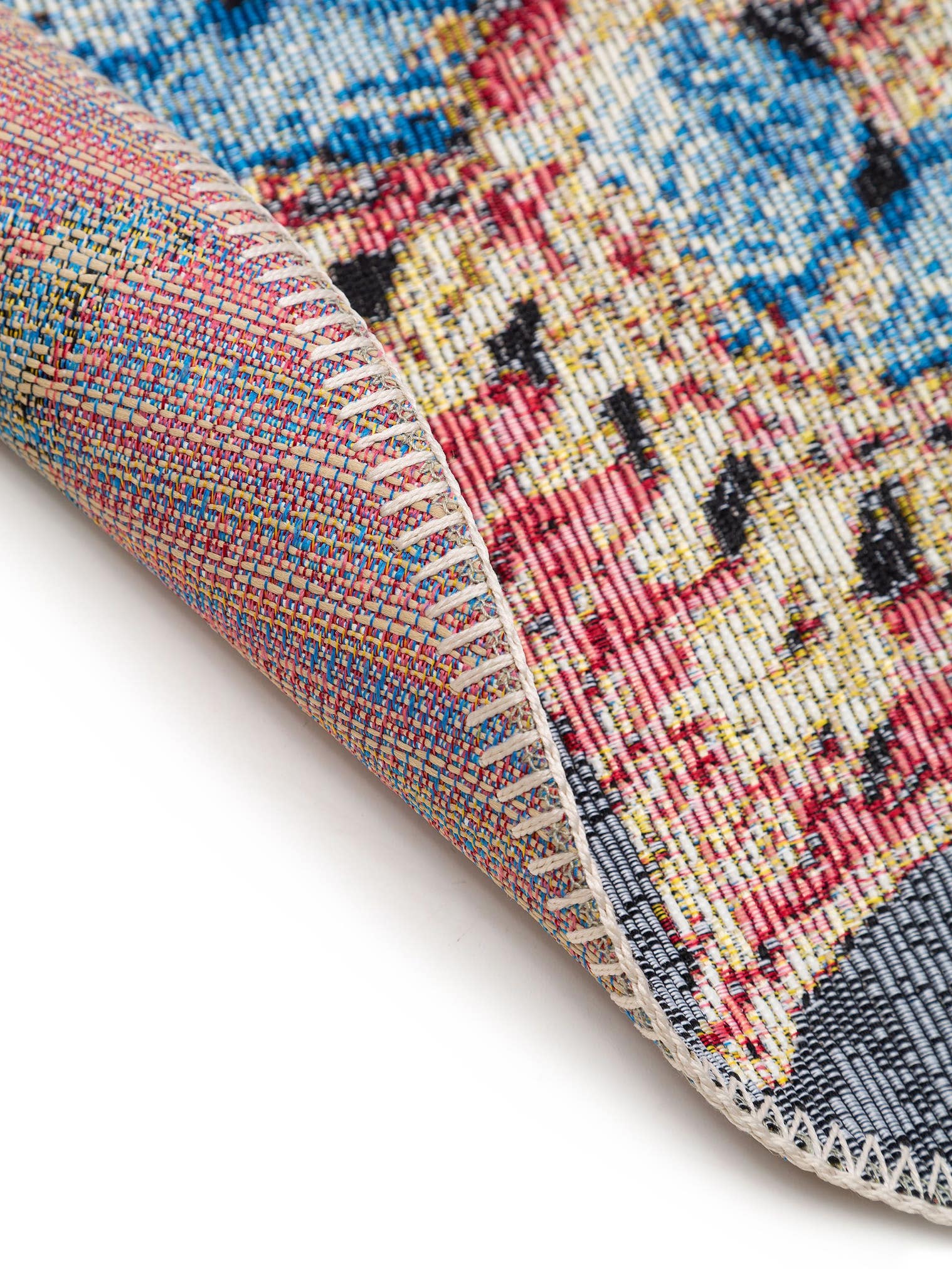 Tappeto di 76% Polipropilene, 24% Poliestere in Multicolor con pelo alto 1- 5 mm da benuta Nest