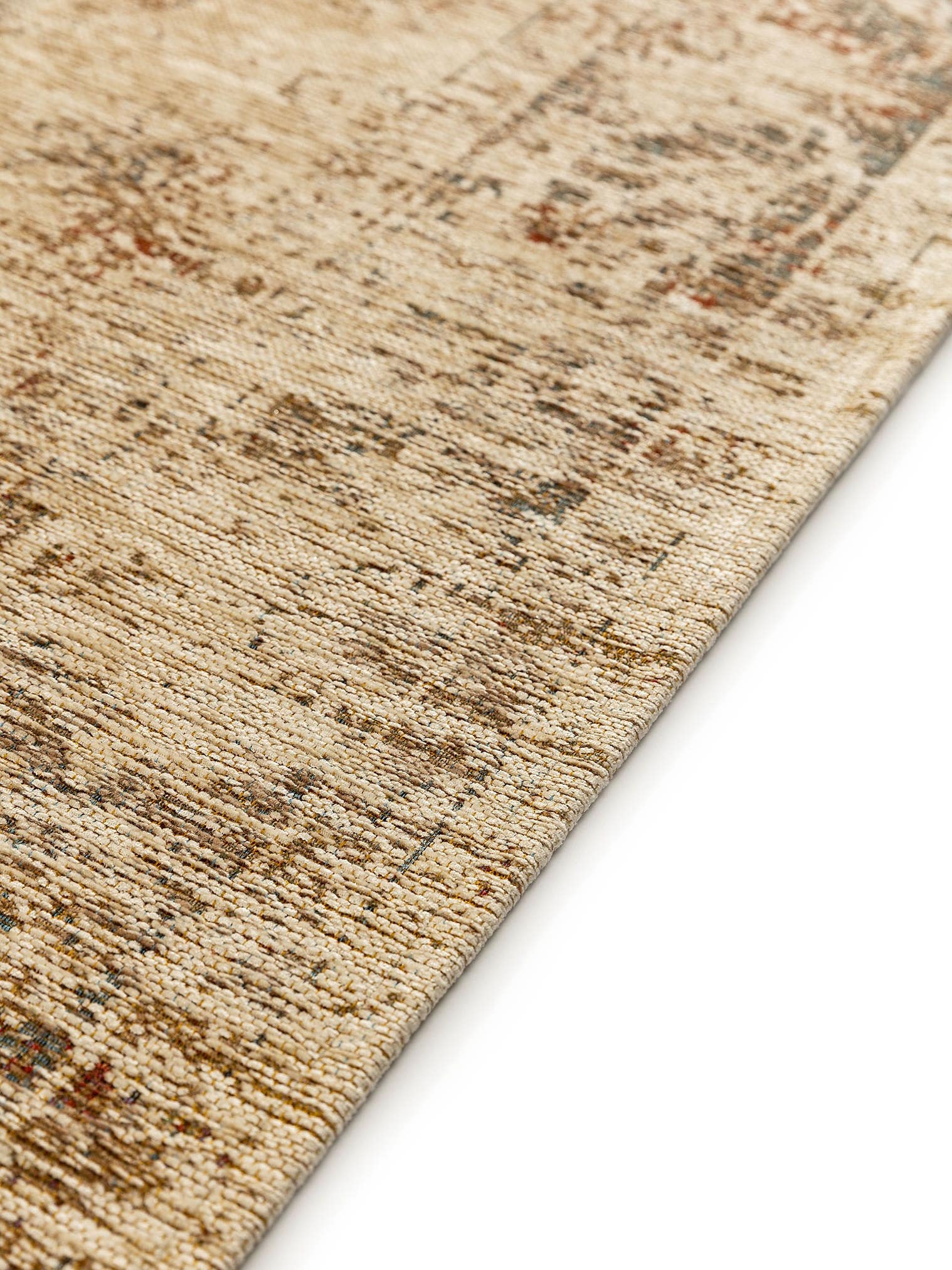 Alfombra de 5% Poliacrílico, 27% Poliéster, 17% Algodón, 1% Latex en Beige con un pelo de {{Placeholder_Pile Height}} de altura de benuta Nest