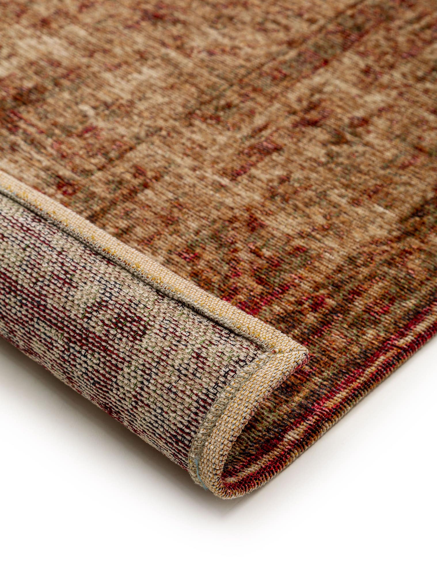 Teppich aus 79% Polyester, 20% Baumwolle, 1% Latex in Beige mit bis 5 mm hohem Flor von benuta Pop