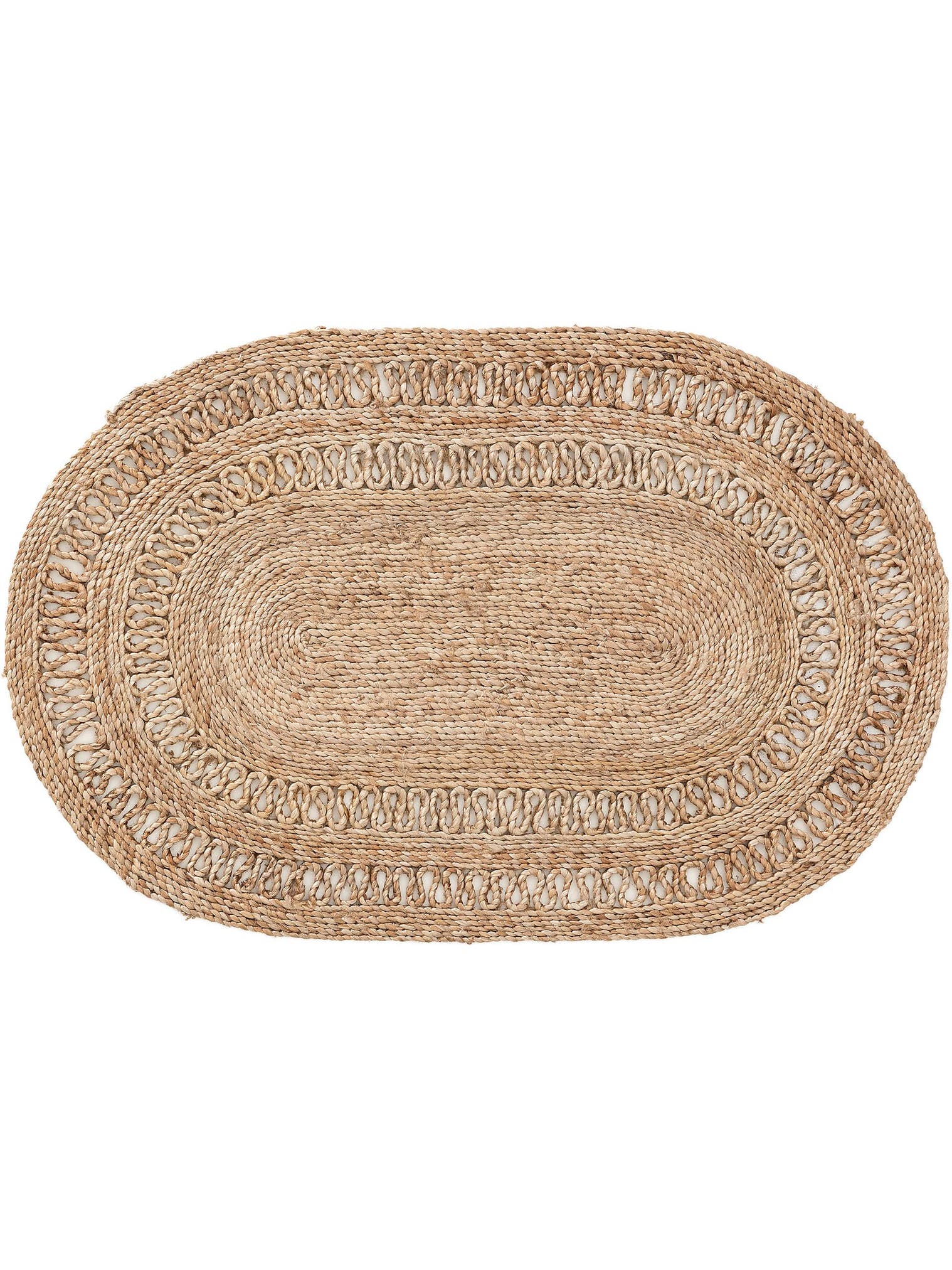 Tappeto di 100% Iuta in Beige con pelo alto 6 - 10 mm da benuta Pure