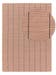Teppich aus recyceltem Material Gaia Rosa