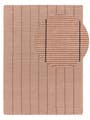 Teppich aus recyceltem Material Gaia Rosa