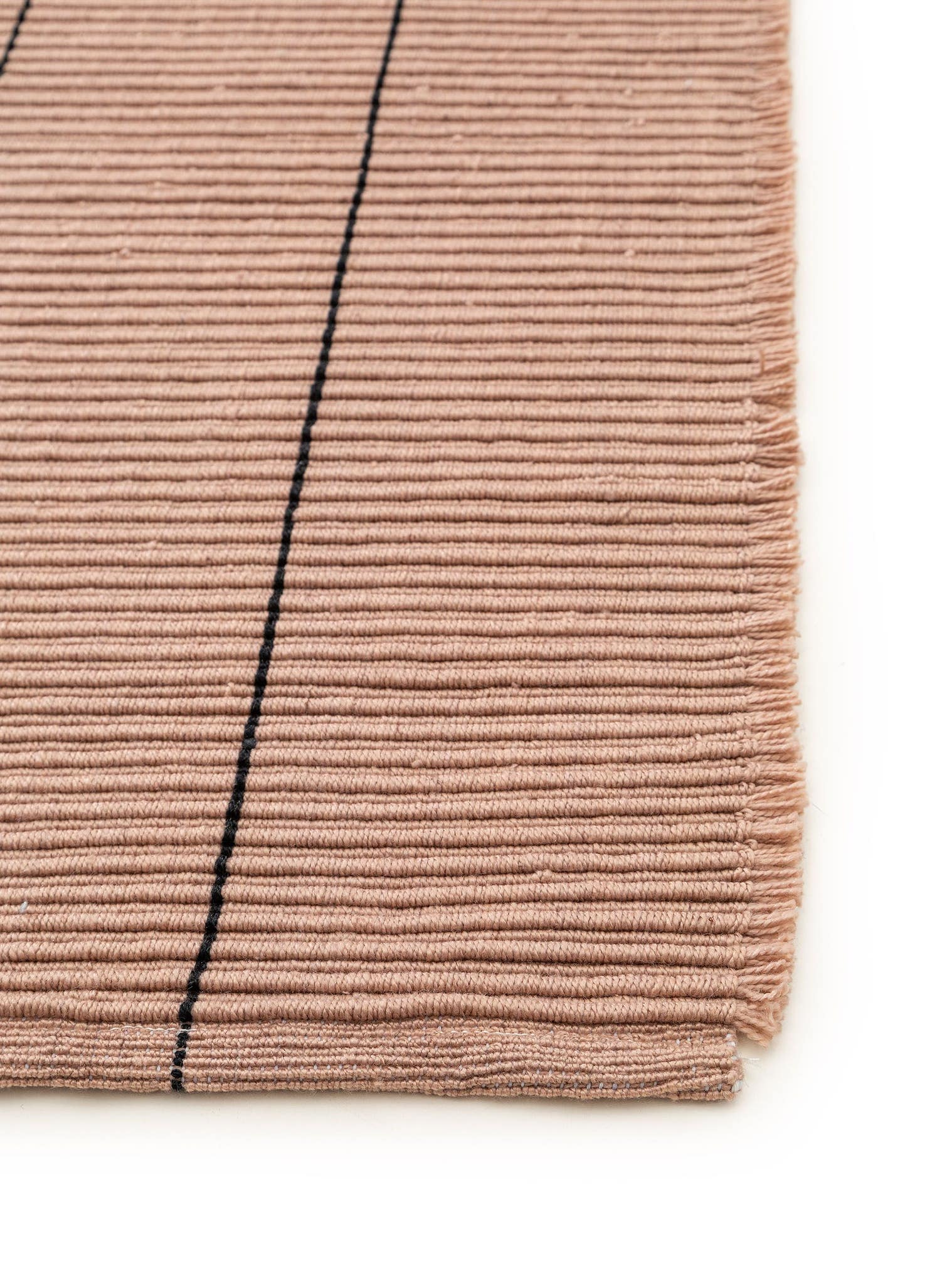 Teppich aus 100% Polyester (recyceltes PET) in Rosa mit bis 5 mm hohem Flor von benuta Pure
