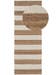 Jute Vloerkleed Charlie Wit