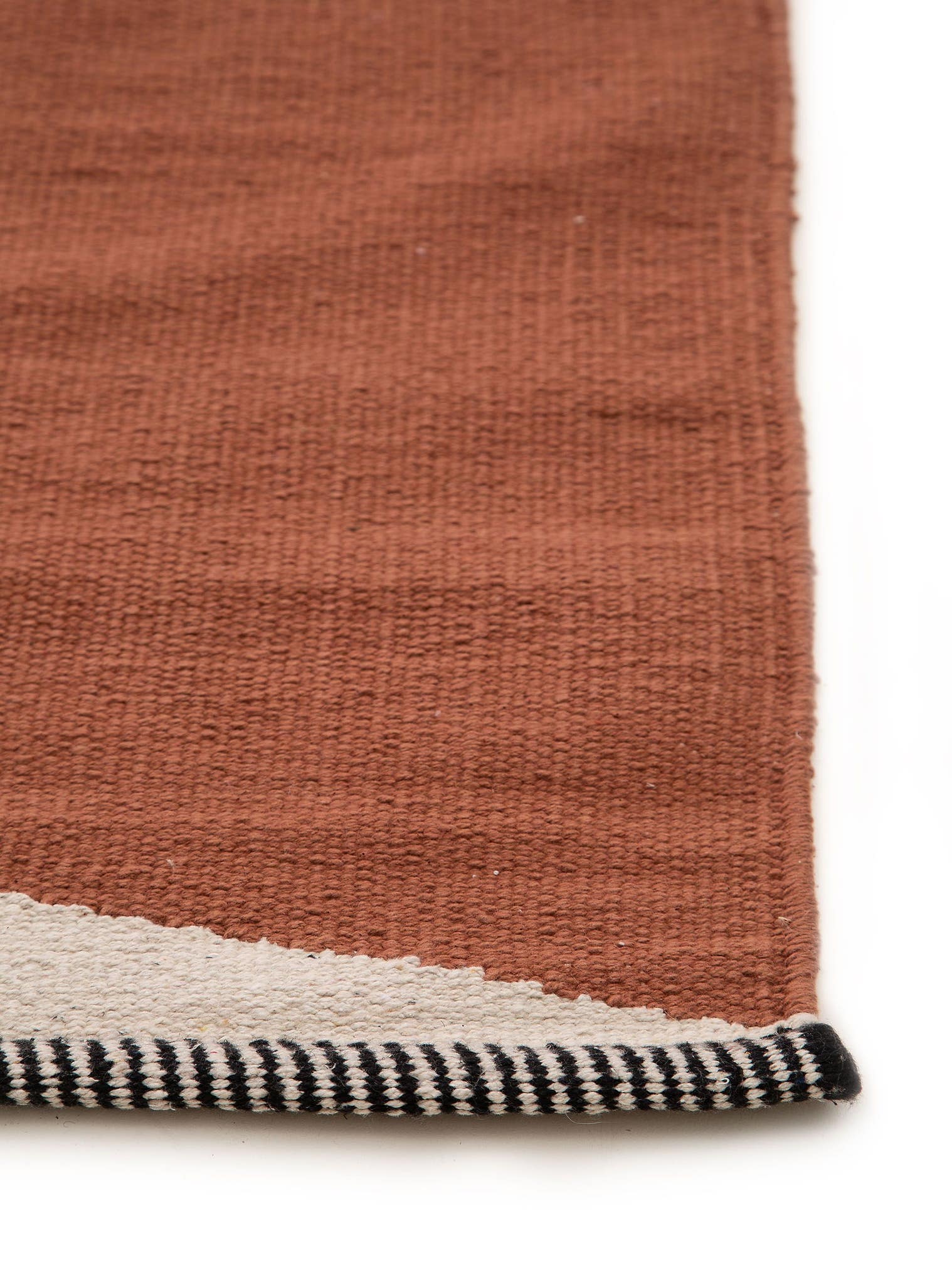 Teppich aus 100% Baumwolle in Braun mit bis 5 mm hohem Flor von benuta Pop