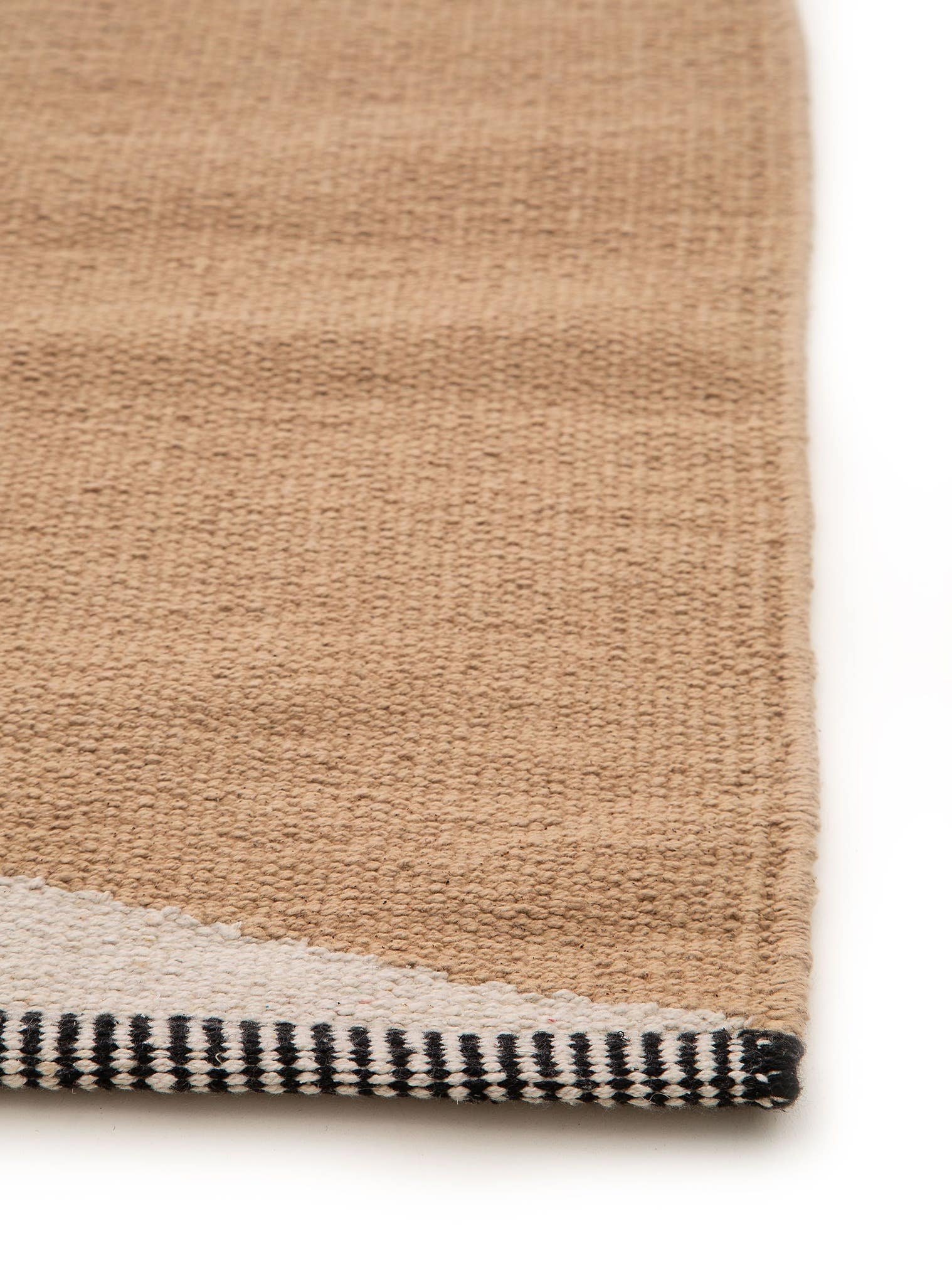 Teppich aus 100% Baumwolle in Beige mit bis 5 mm hohem Flor von benuta Pop