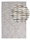 Tapis de laine Grain Multicouleur/Gris