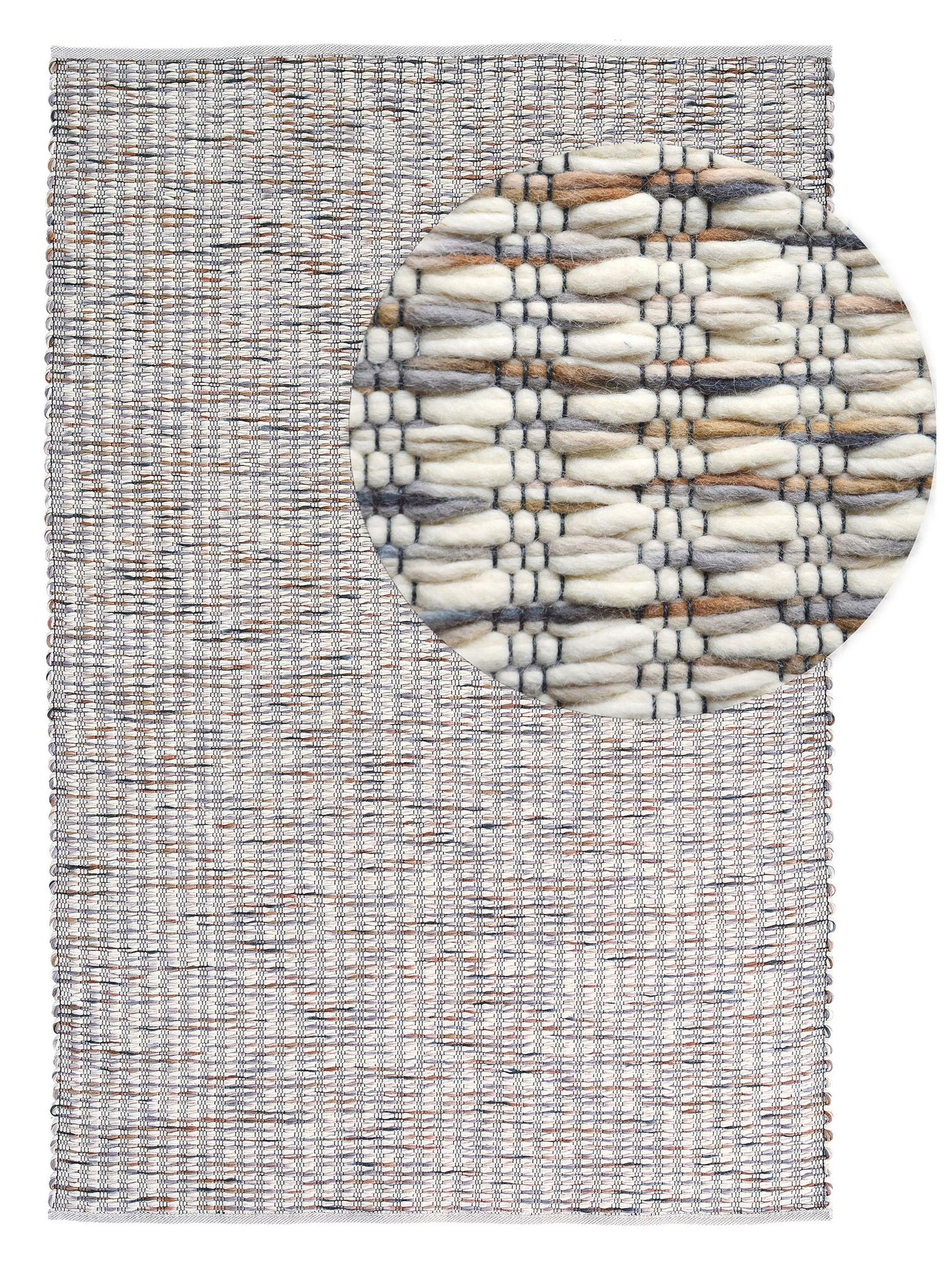 Tapijt van 100% Wol in Veelkleurig met een 11 - 20 mm hoge pool van Brink & Campman
