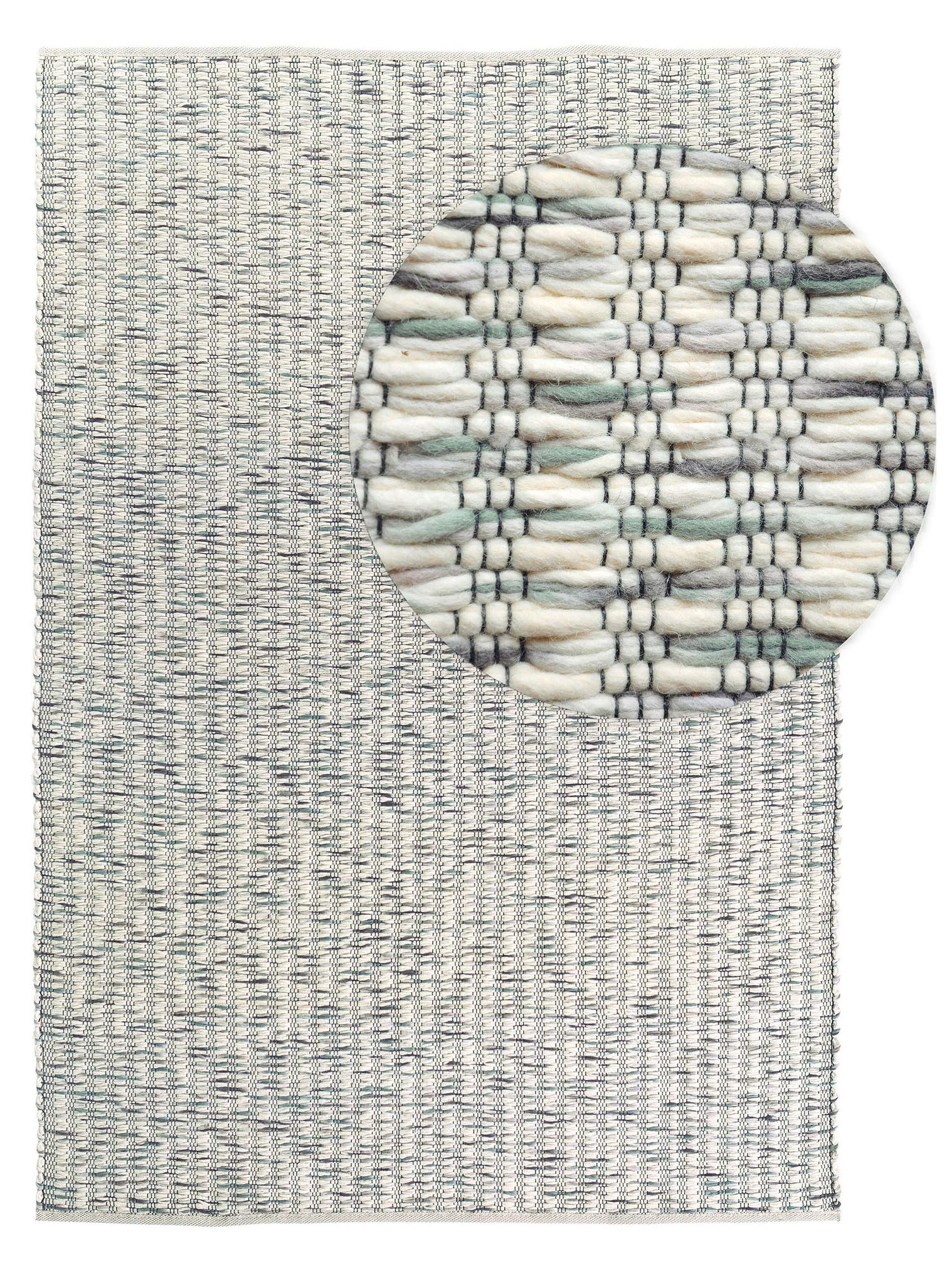 Teppich aus 100% Wolle in Multicolor mit 11 bis 20 mm hohem Flor von Brink & Campman