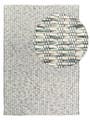 Wollteppich Grain Multicolor/Blau
