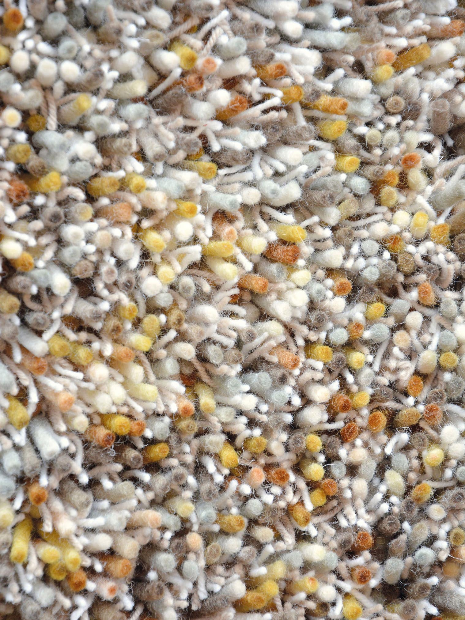 Teppich aus 100% Wolle in Multicolor mit 41 bis 50 mm hohem Flor von Brink & Campman