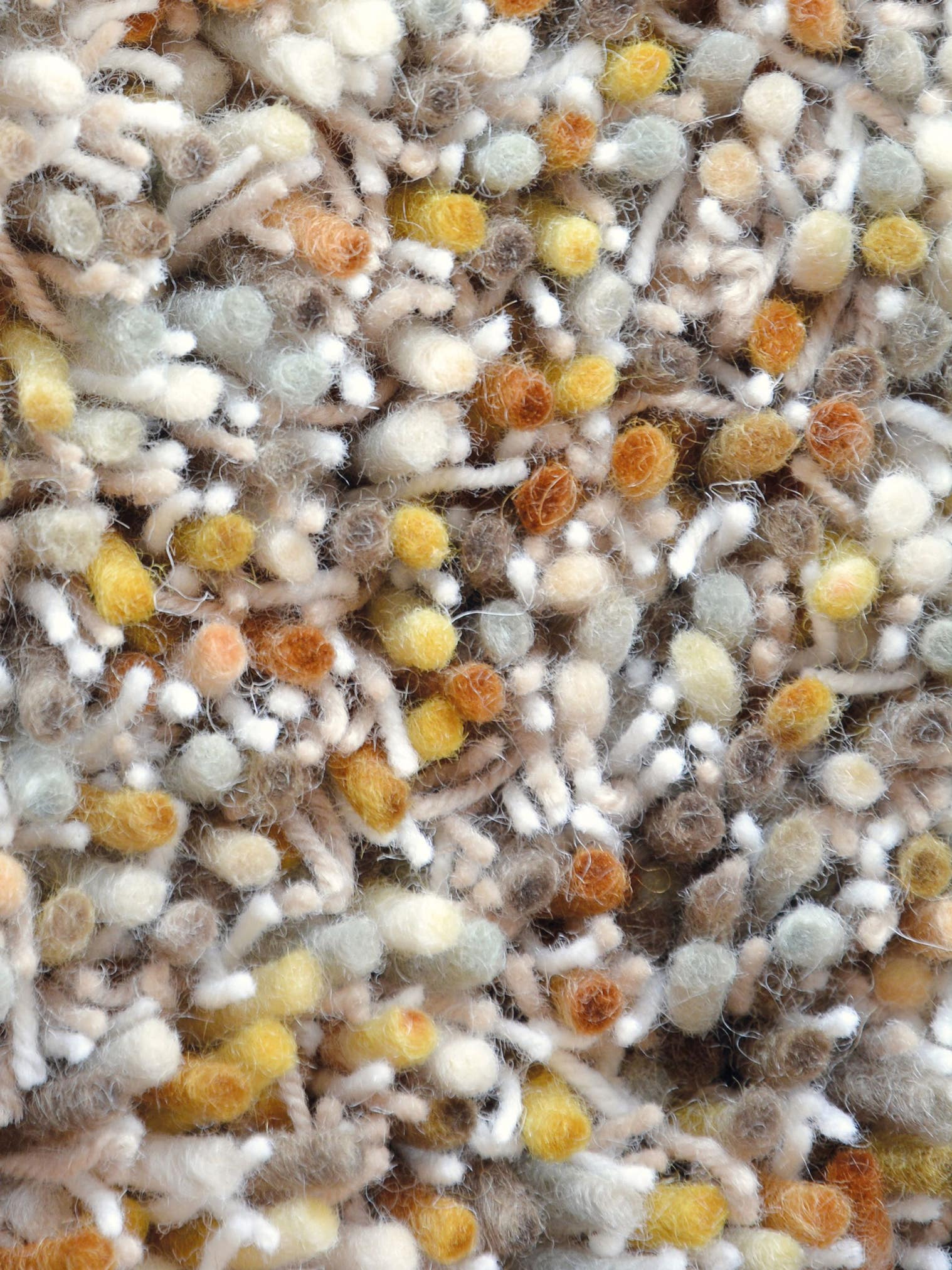 Teppich aus 100% Wolle in Multicolor mit 41 bis 50 mm hohem Flor von Brink & Campman