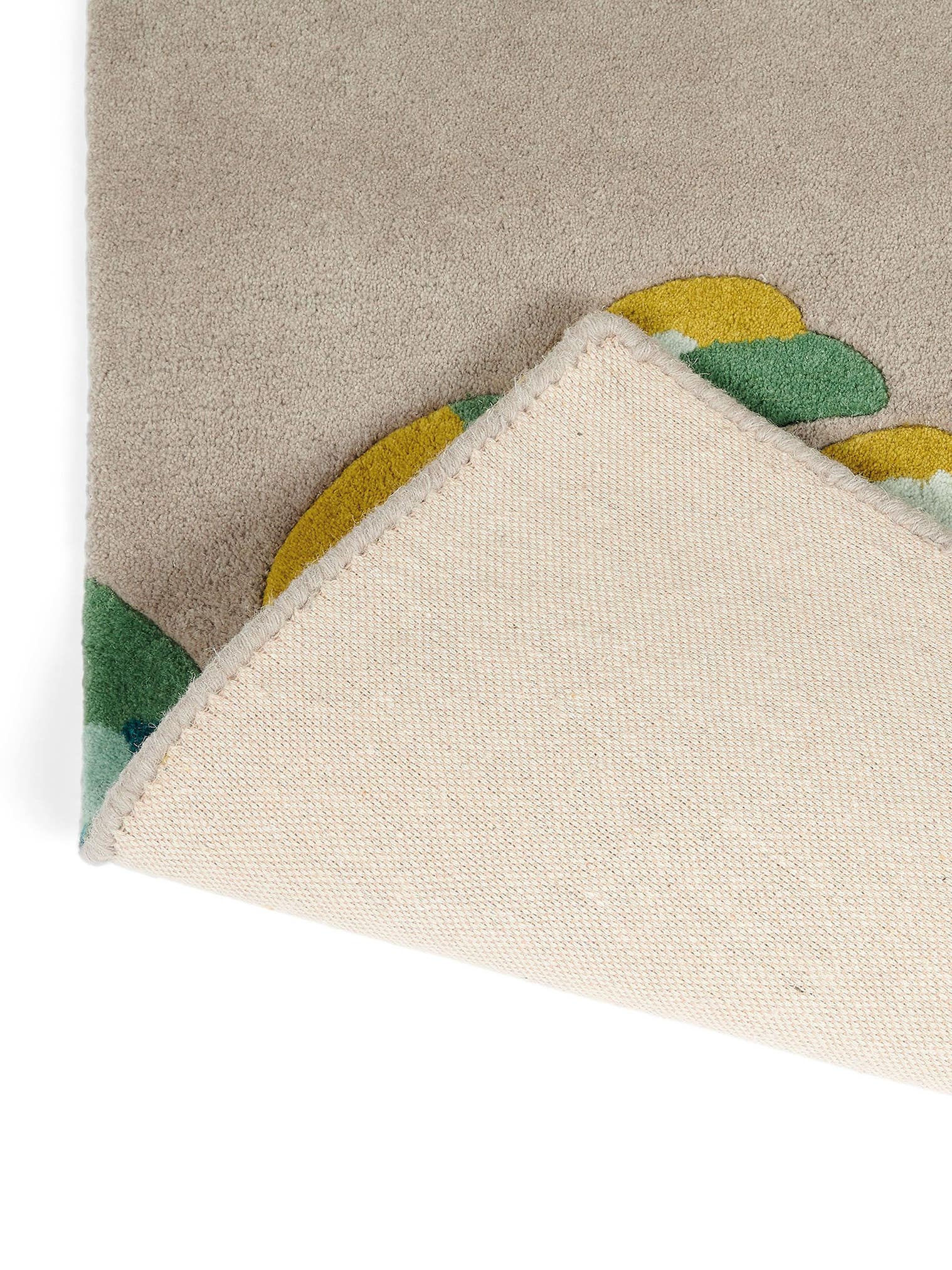 Tapijt van 100% Wol in Groen met een 11 - 20 mm hoge pool van Harlequin