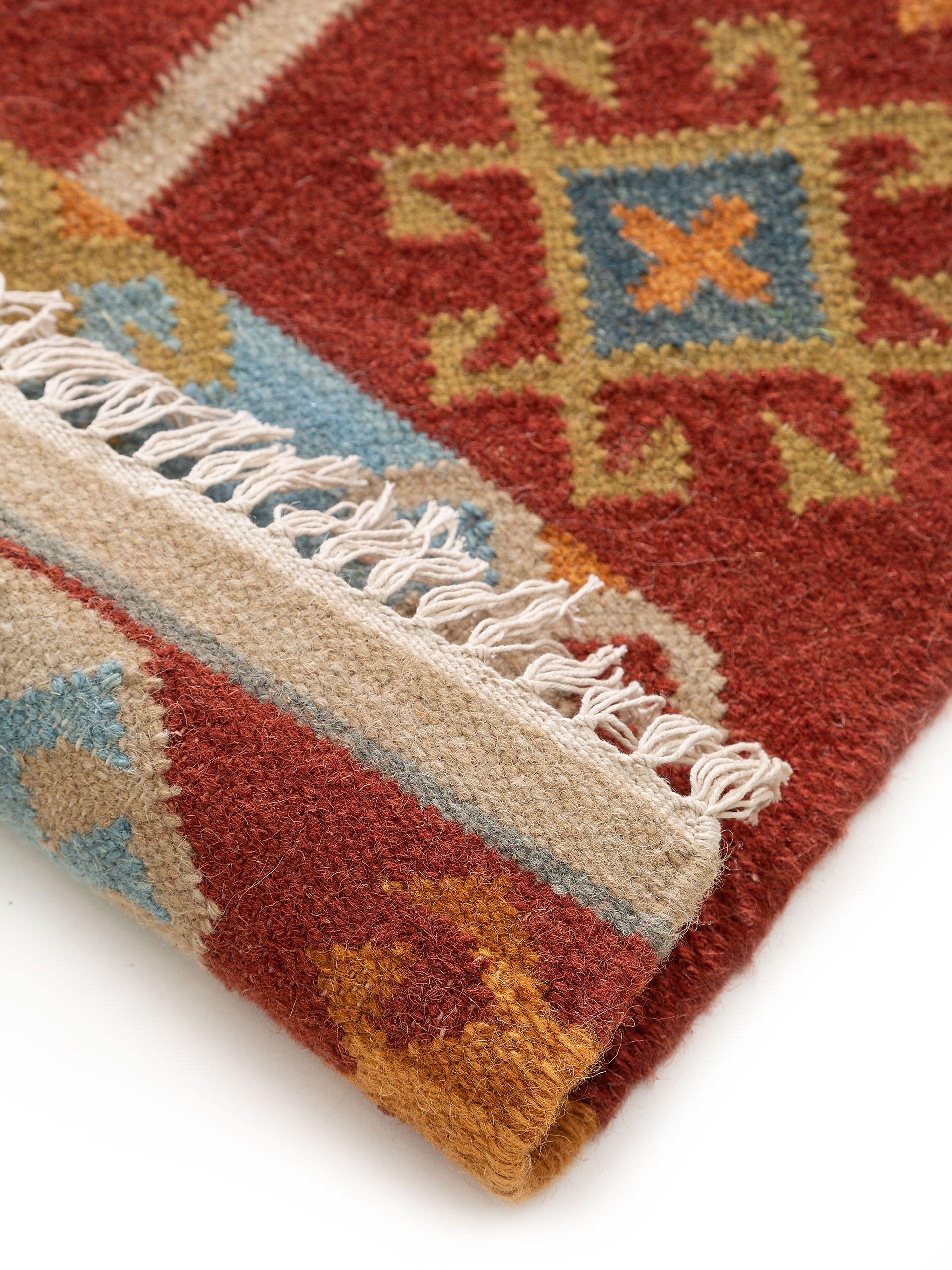Alfombra de 90% Lana, 10% Algodón en Multicolor con un pelo de {{Placeholder_Pile Height}} de altura de benuta Pure