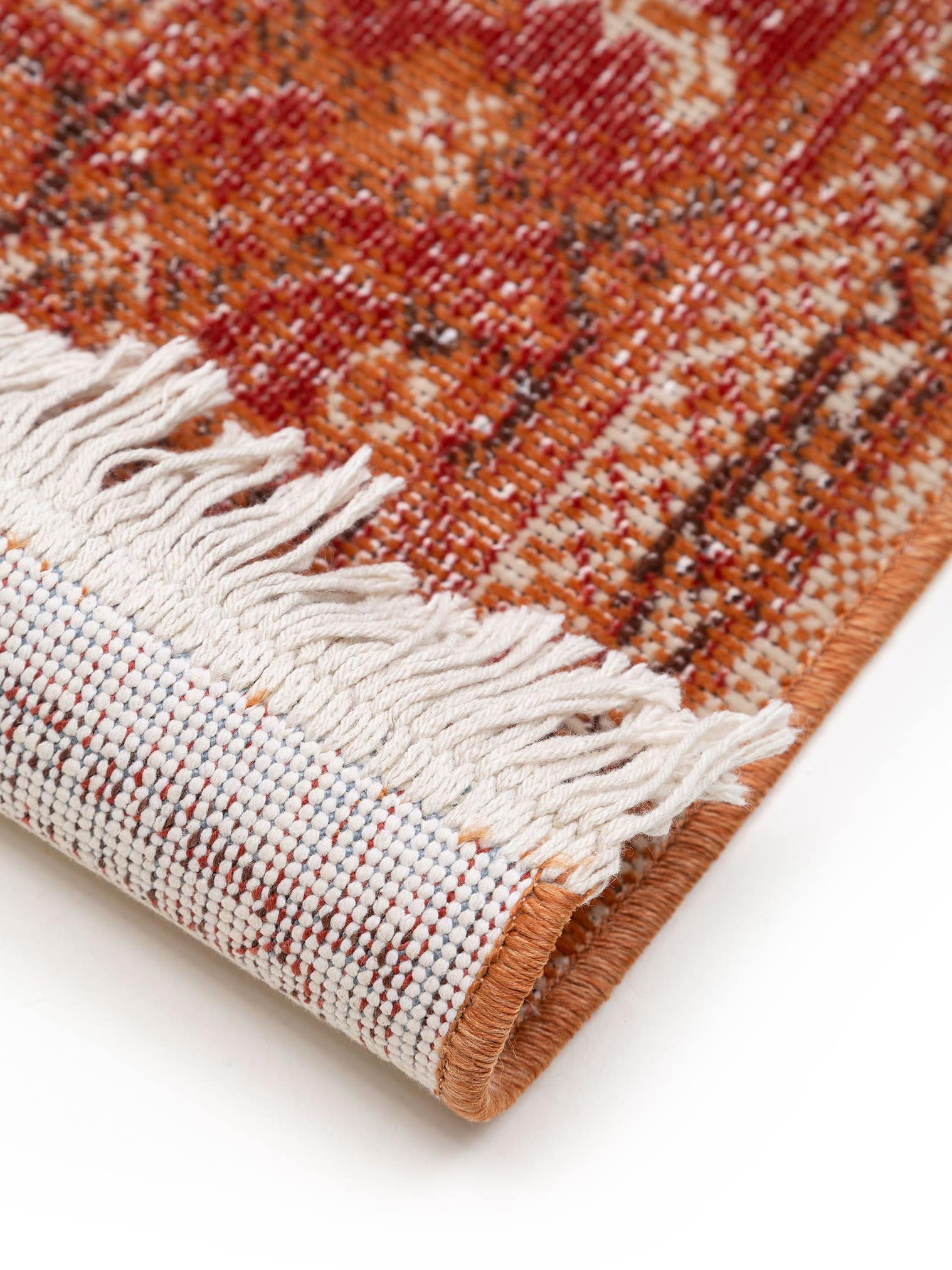 Teppich aus 60% Baumwolle, 40% Polypropylen in Multicolor mit bis 5 mm hohem Flor von benuta Nest