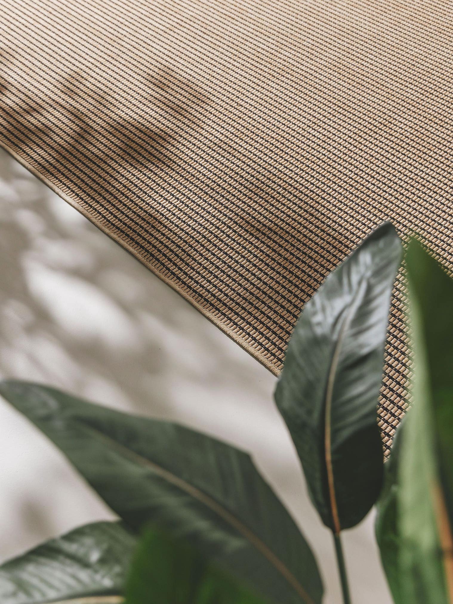 Rug made of 100% Polypropylene in Beige with a 6 - 10 mm high pile by benuta Nest