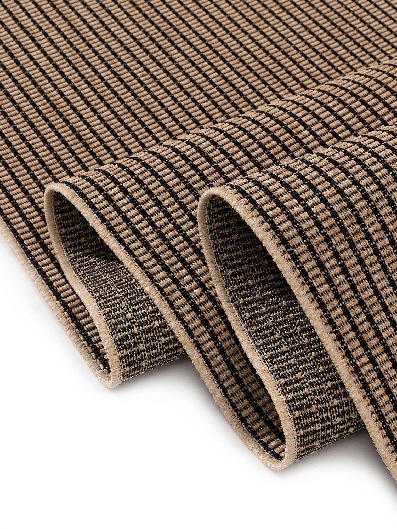 Rug made of 100% Polypropylene in Beige with a 6 - 10 mm high pile by benuta Nest