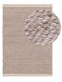 Rug made from recycled material Kiah Cream/Taupe