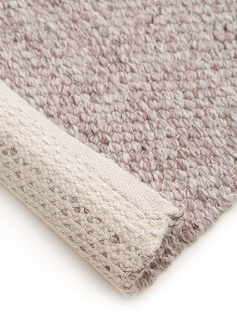 Rug made of 100% Polyester (recycled PET) in Beige with a 1- 5 mm high pile by benuta Pure