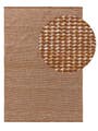 Rug made from recycled material Nyssa Light Brown