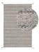 Teppich aus recyceltem Material Rene Grau