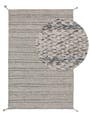 Teppich aus recyceltem Material Rene Grau