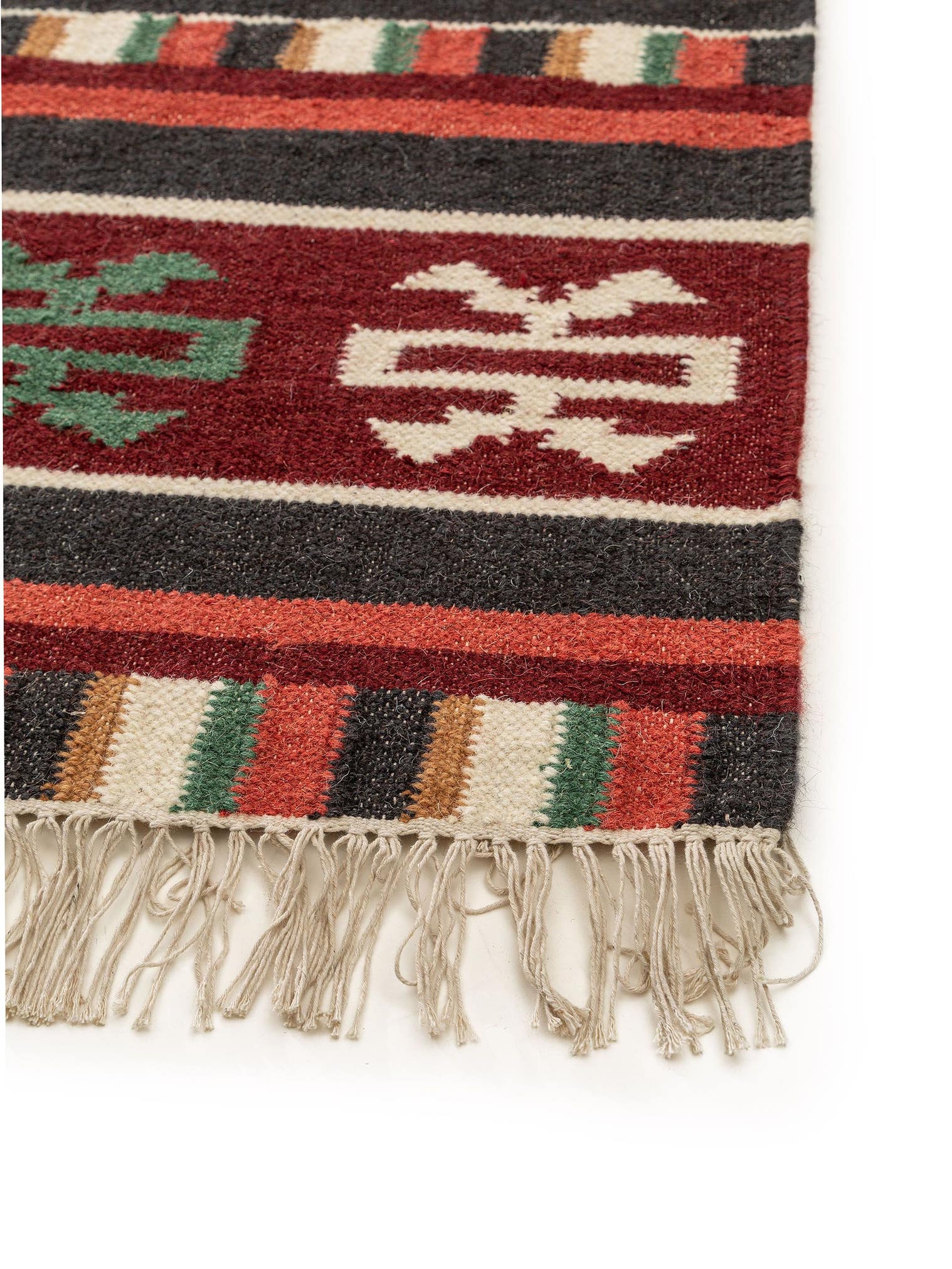 Alfombra de 80% lana, 20% algodón en Multicolor con un pelo de {{Placeholder_Pile Height}} de altura de benuta Nest