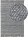 Teppich aus recyceltem Material Damian Hellgrau