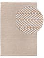 Rug made from recycled material Rio Light Brown