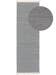 Rug made from recycled material Tom Light Grey