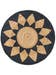 Jute Rug Sahara Black