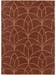 Tapis de jute Baru Rouge