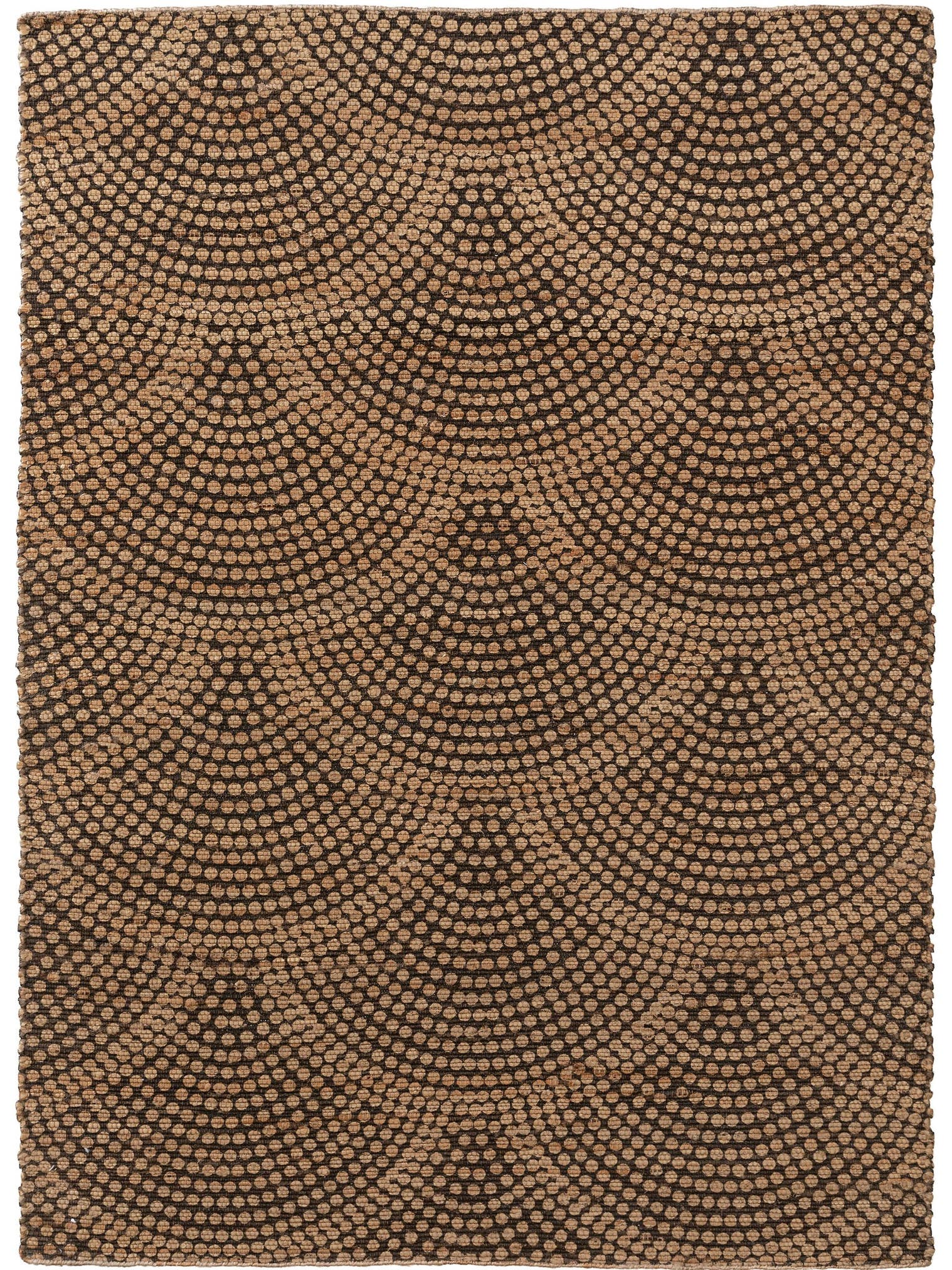 Teppich aus 100% Jute in Beige mit bis 5 mm hohem Flor von benuta Pure