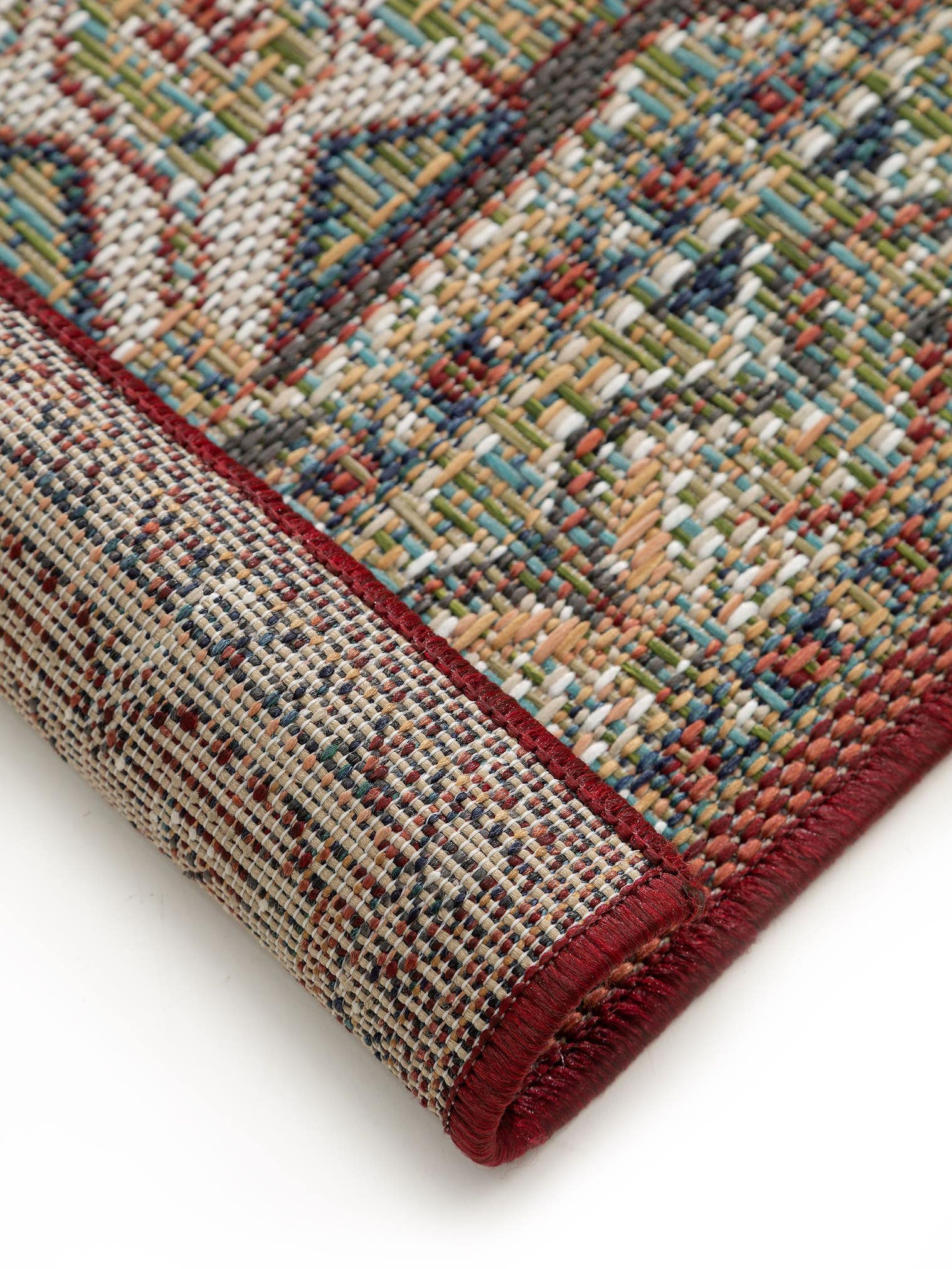Teppich aus 100% Polypropylen in Multicolor mit bis 5 mm hohem Flor von benuta Nest