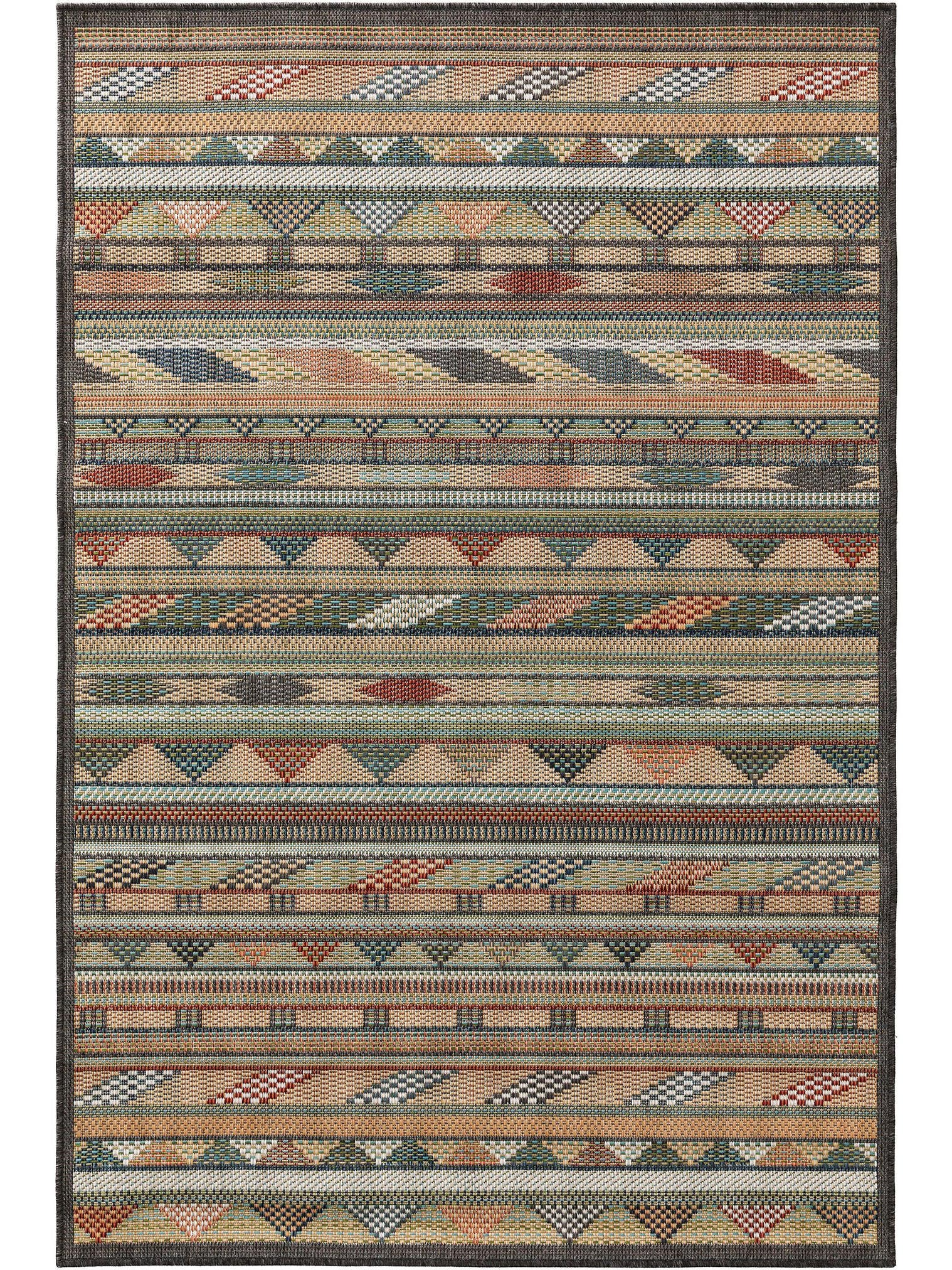 Rug made of 100% Polypropylene in Multicoloured with a 1- 5 mm high pile by benuta Nest