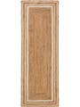 Tapis de jute Jutta Blanc