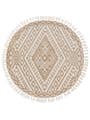 Vloerkleed Rond Elias Beige