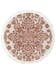 Round Rug Elias Terracotta