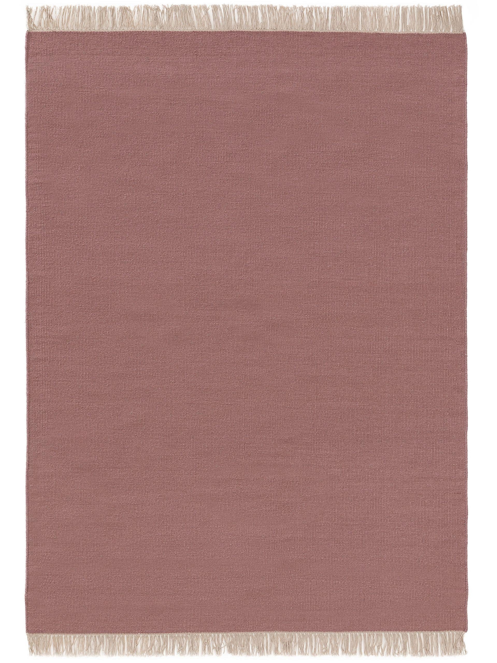 Tappeto di 80% lana, 20% cotone in Rosa con pelo alto 1- 5 mm da benuta Pop