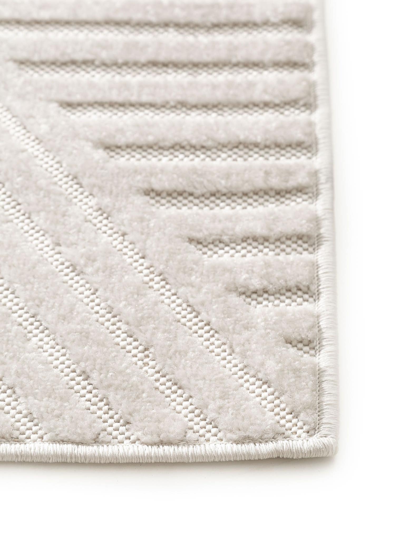 Tappeto di 100% Polipropilene in Bianco con pelo alto 6 - 10 mm da benuta Pop