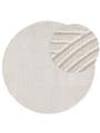 In- & Outdoor Round Rug Mars Cream