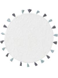Waschbarer Kinderteppich Malu Blau