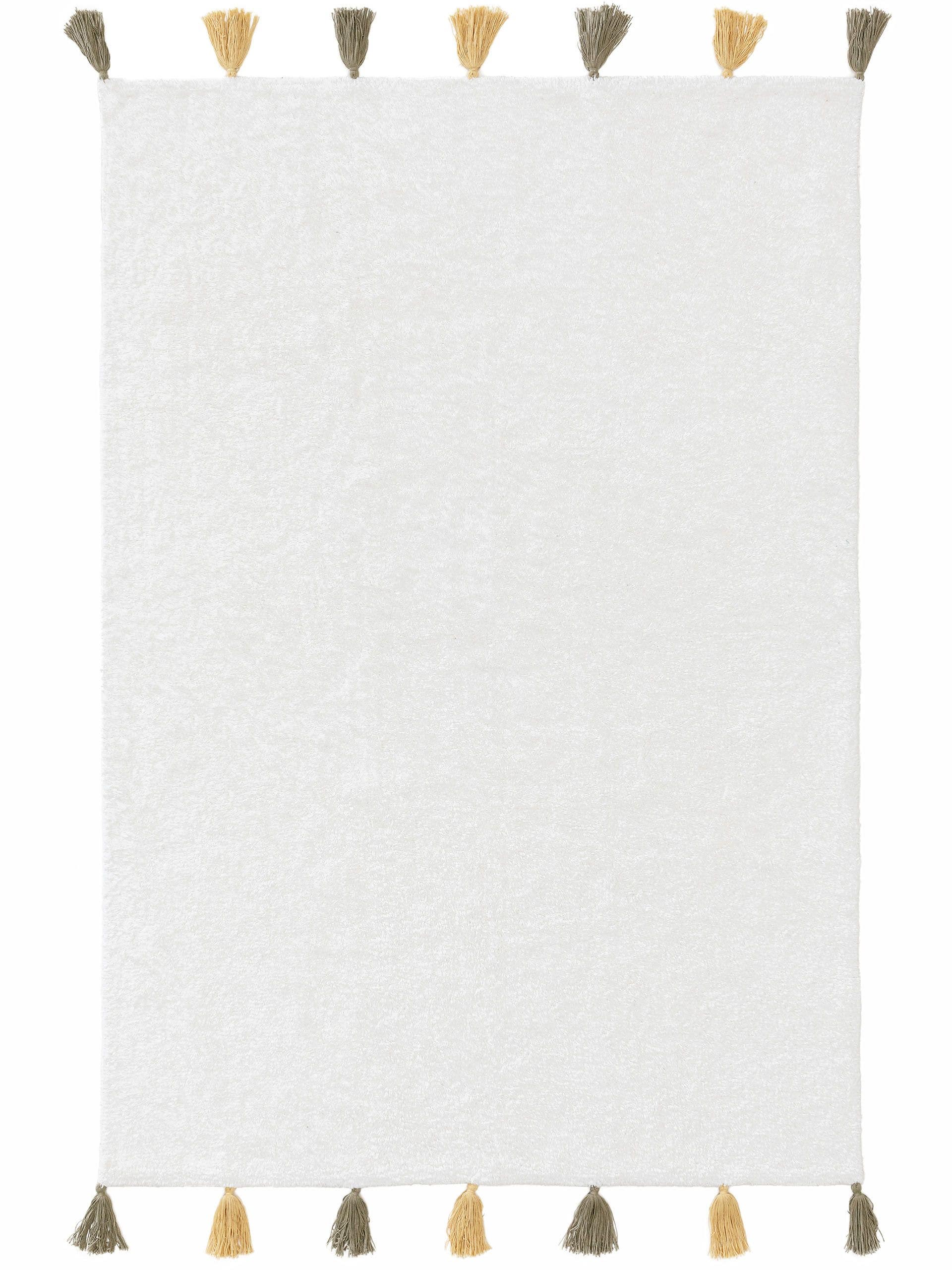Alfombra de 100% Algodón en Blanco con un pelo de {{Placeholder_Pile Height}} de altura de Lytte