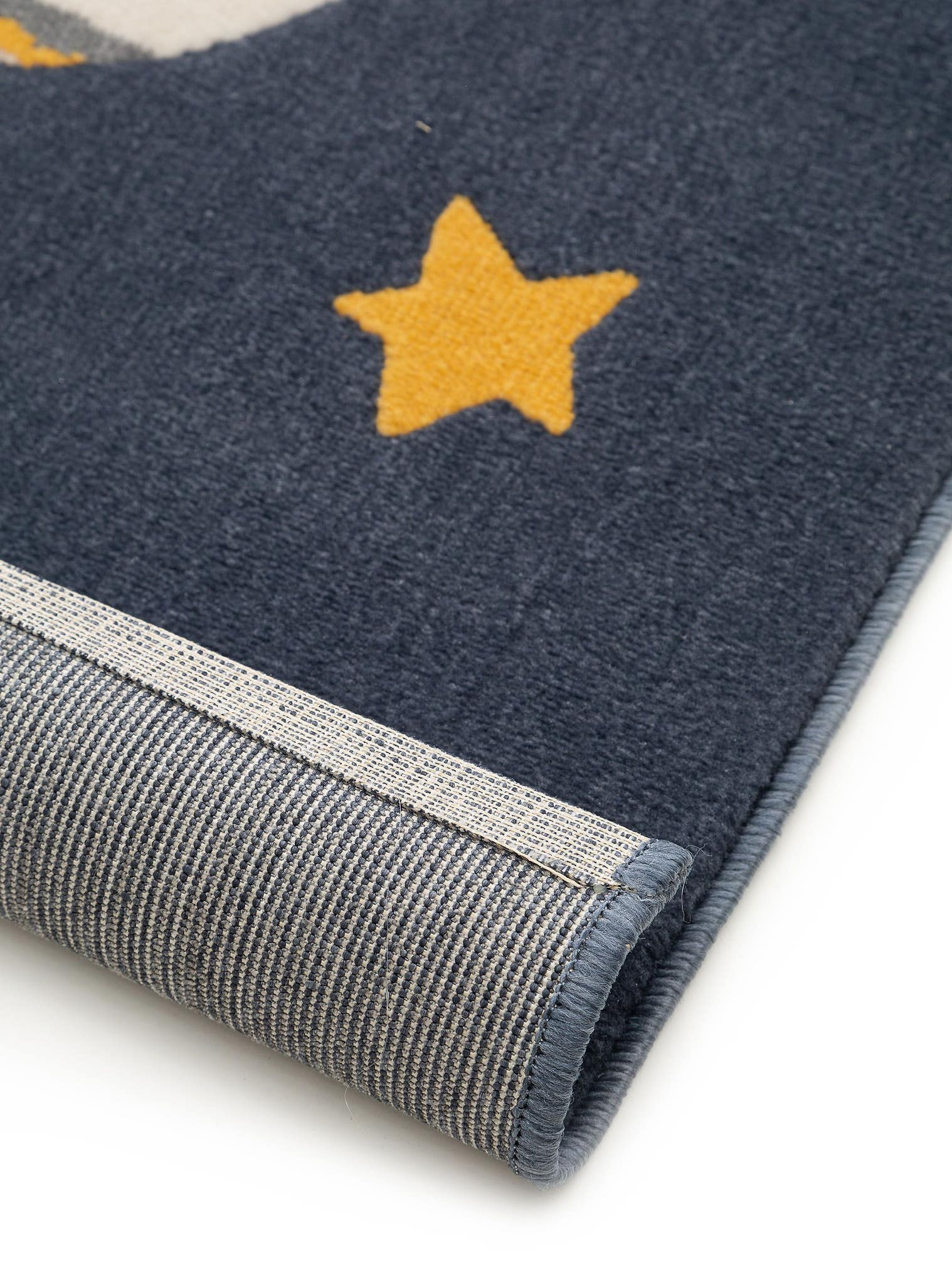 Teppich aus 100% Polypropylen in Blau mit 6 bis 10 mm hohem Flor von Lytte