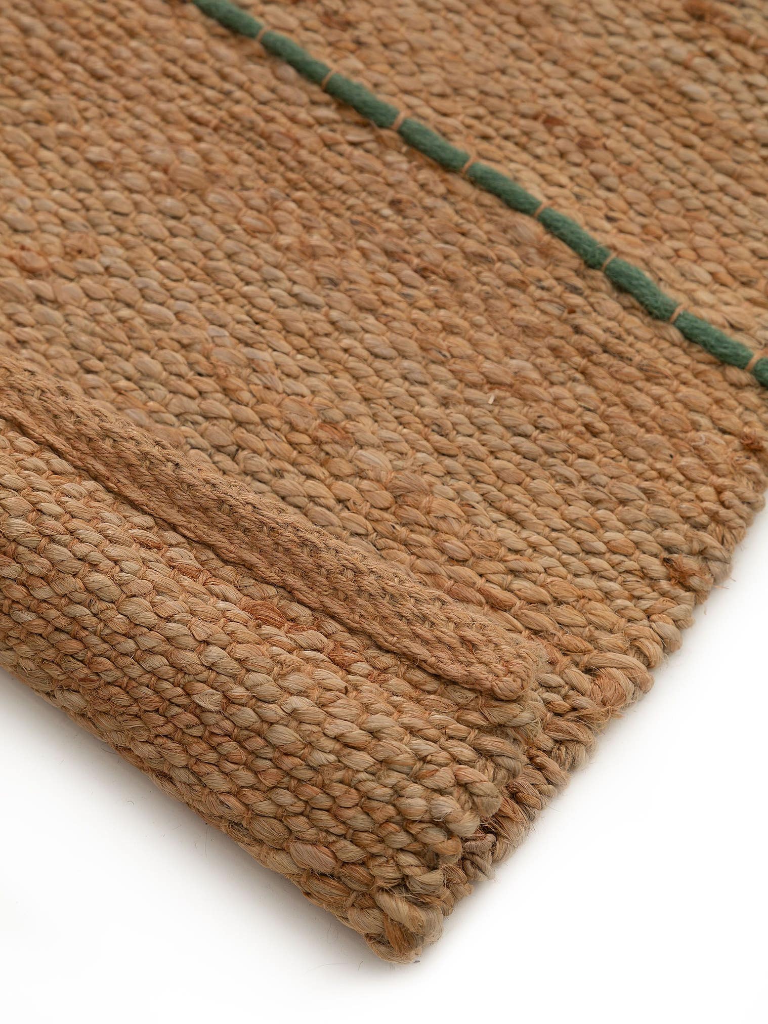 Tapis en 95% Jute, 5% Coton en Multicouleur avec une pile de 1- 5 mm de hauteur de Lytte