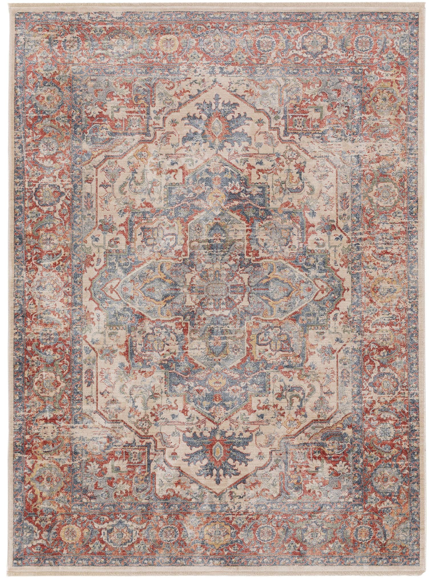 Teppich aus 100% Viskose in Multicolor mit bis 5 mm hohem Flor von benuta Pop