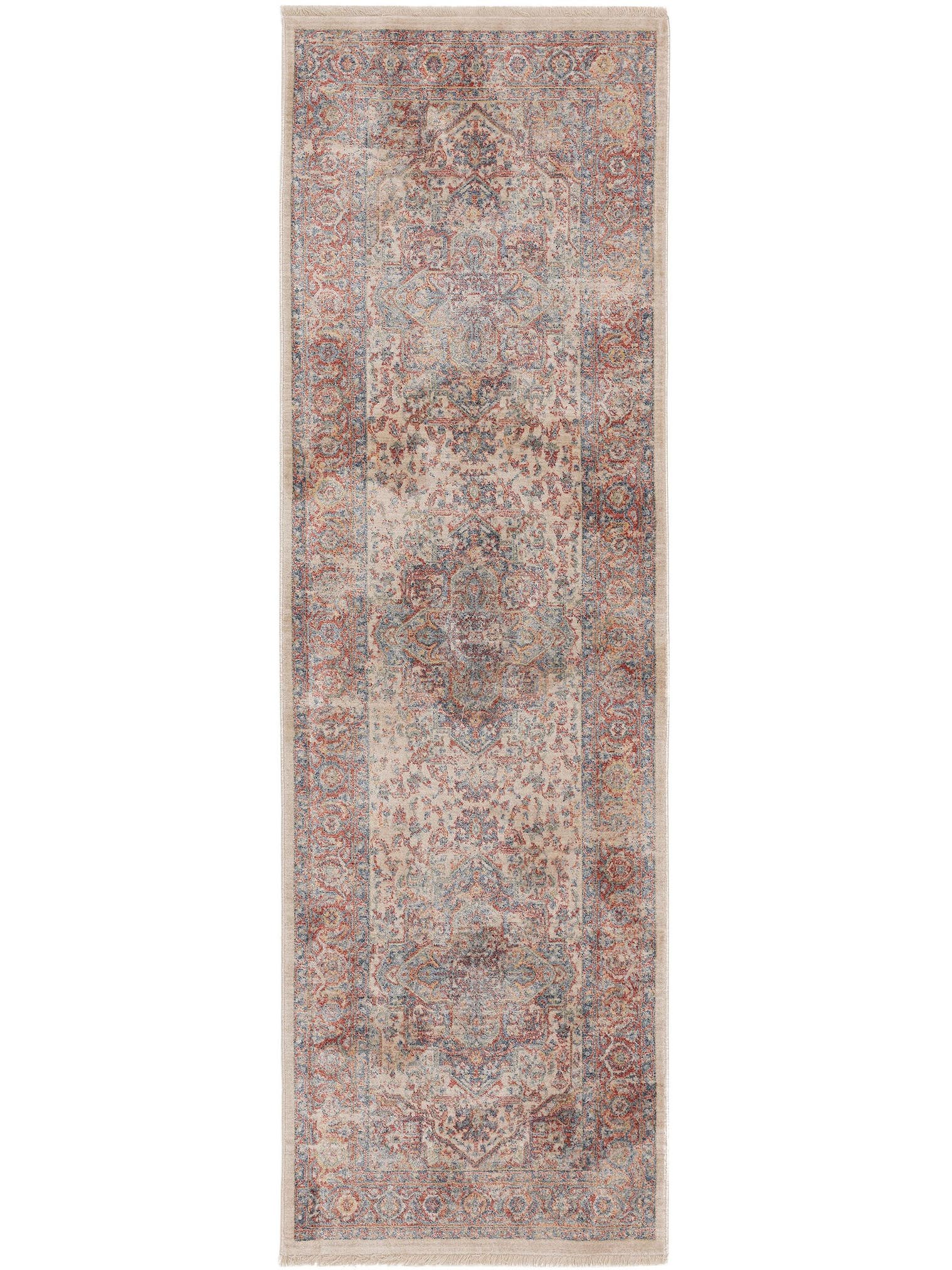Teppich aus 100% Viskose in Multicolor mit bis 5 mm hohem Flor von benuta Pop