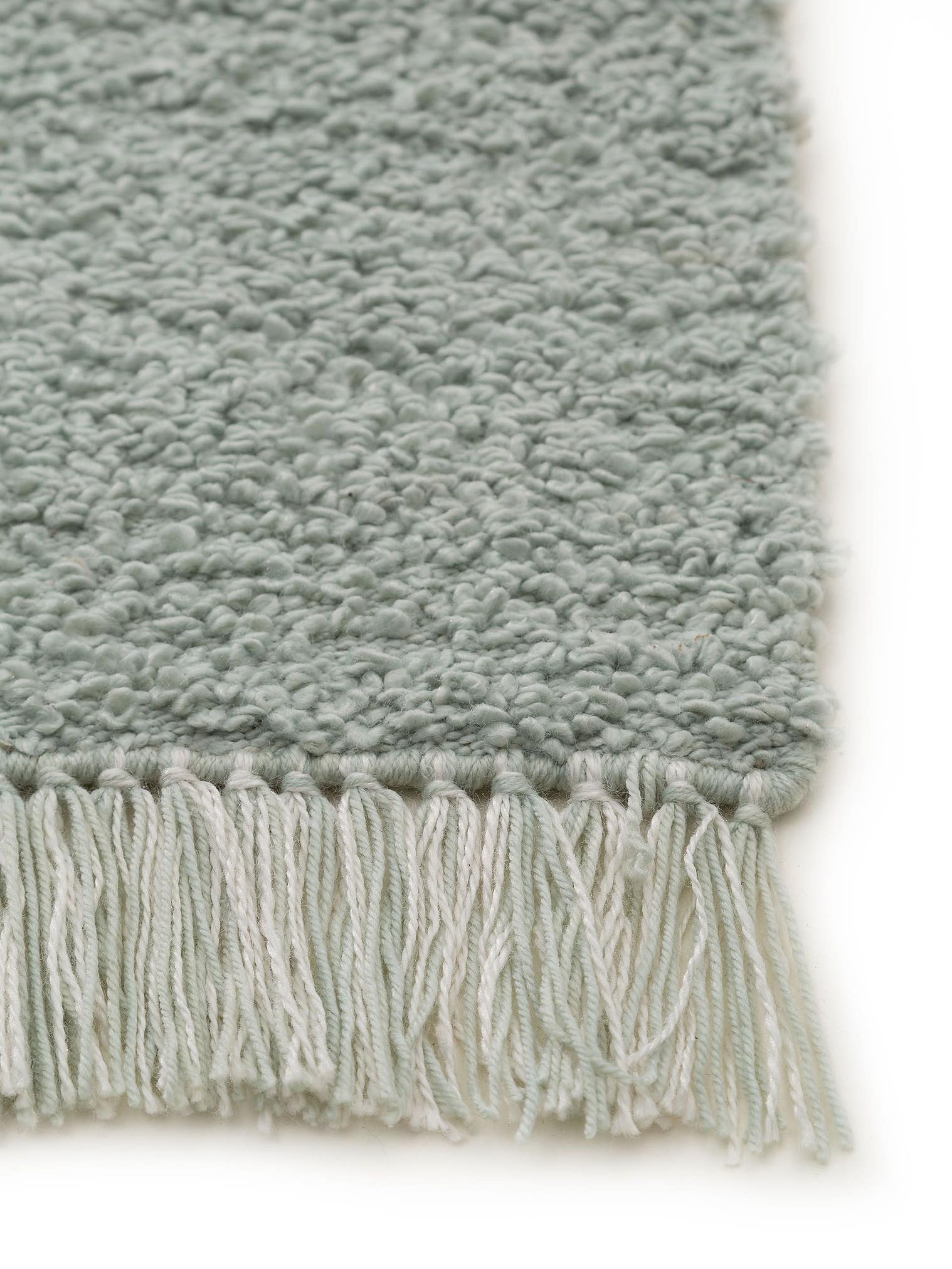 Tappeto di 100% Poliestere in Verde con pelo alto 11 - 20 mm da benuta Nest